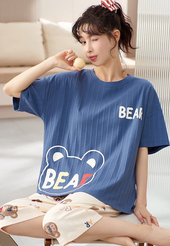Bộ thun quần lỡ Bear 8827 size 5XL